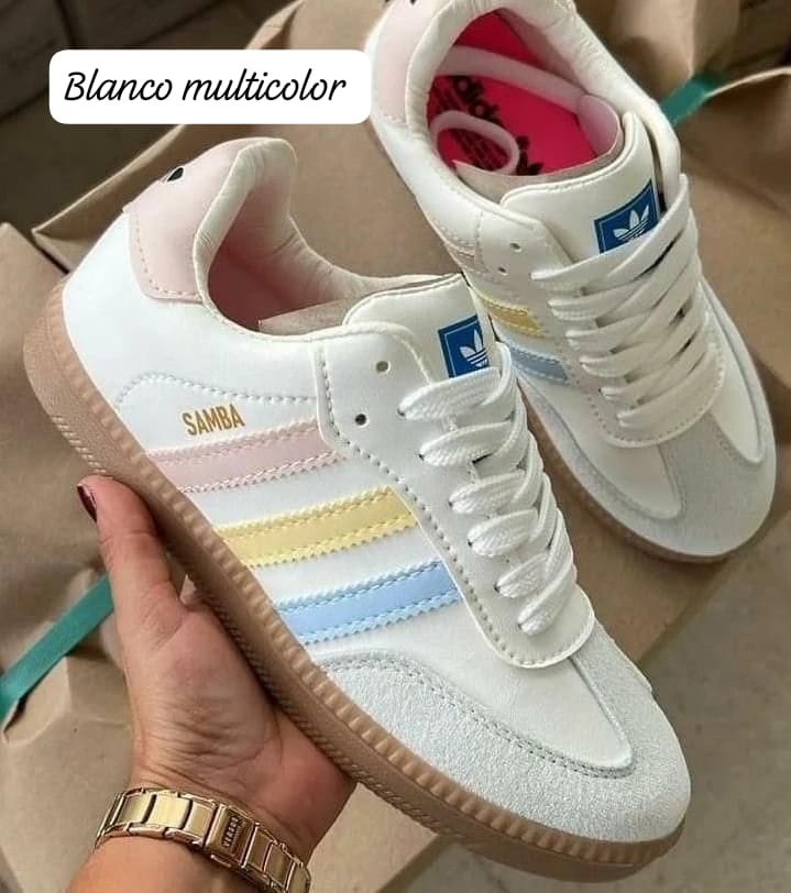 Adidas samba colores dama extra cómodos